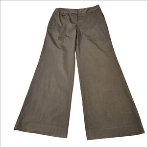 Women's Jones New York NWT Tobacco Brown Wide Leg Pants Size 10, Long Inseam